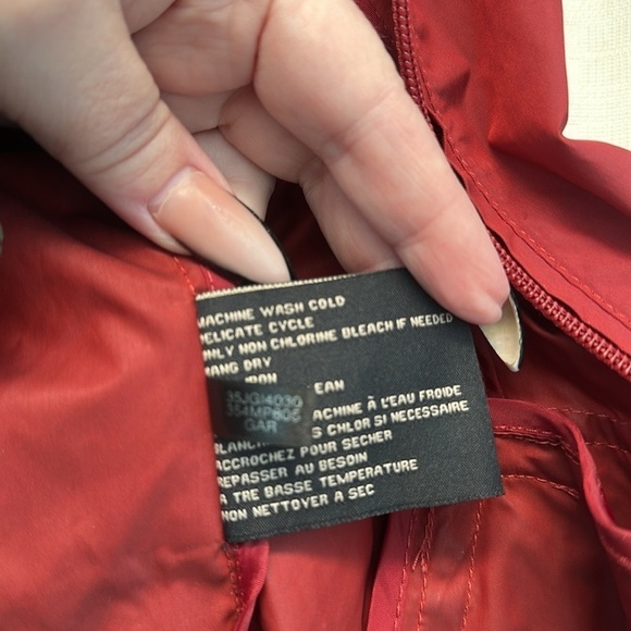 Cole Haan Womens Back Bow Packable Hooded Rain Jacket - Picture 8 of 8